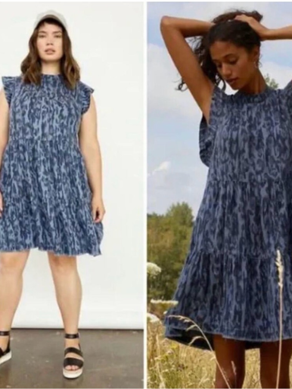 Anthropologie Jenee Tiered Tunic Dress